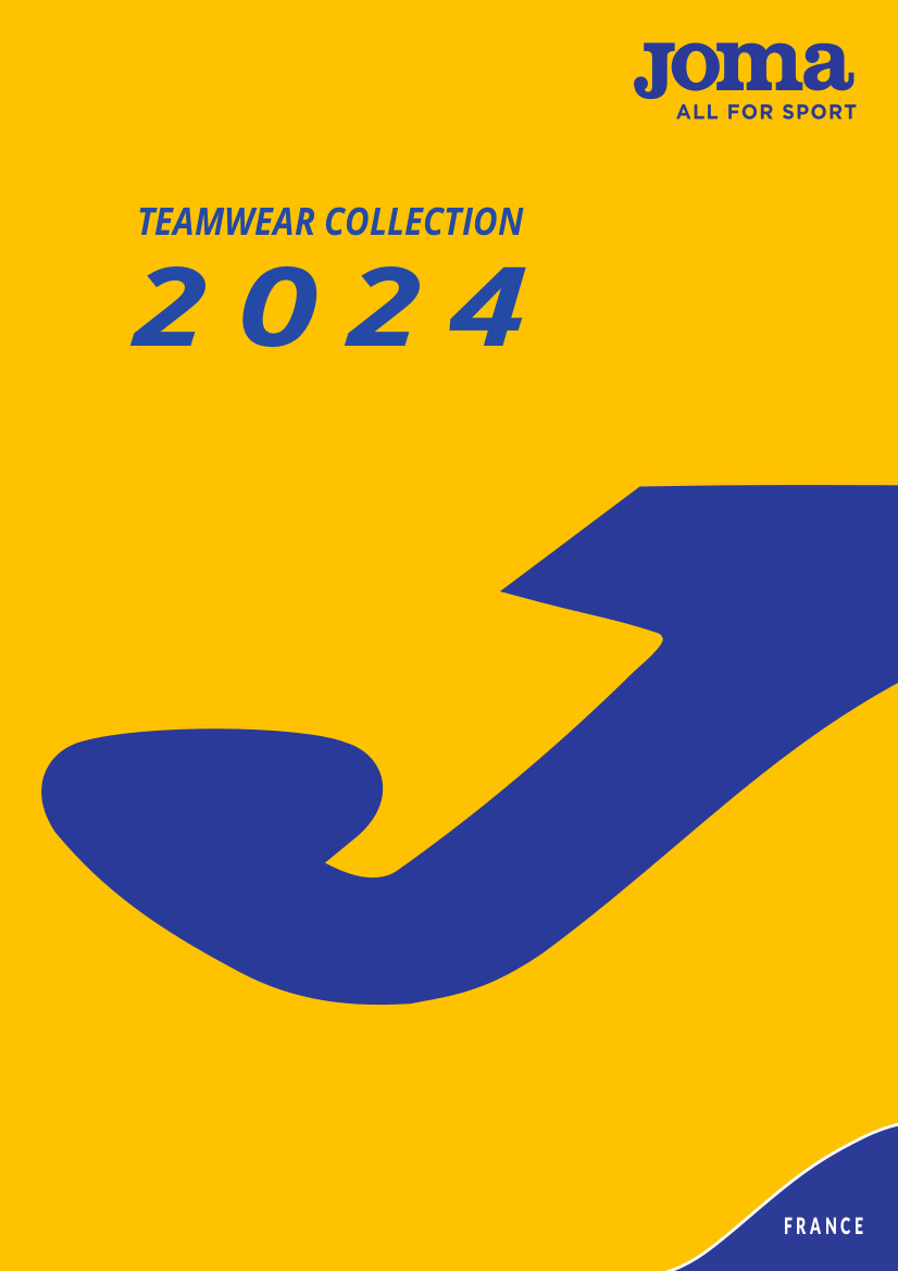 Catalogue Joma 2024 | Catalogue Sport D'Équipe Joma 2024 | CLUB-SHOP.fr